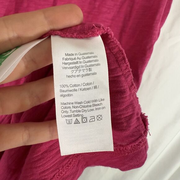 J. Crew Dress Women's Large Pink Short Sleeve Crew Neck Knee Length Short Sleeve - Picture 7 of 10